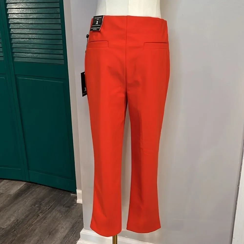 Jules & Leopold NWT pull on slim leg crop Elegant orange Women's Pants SP